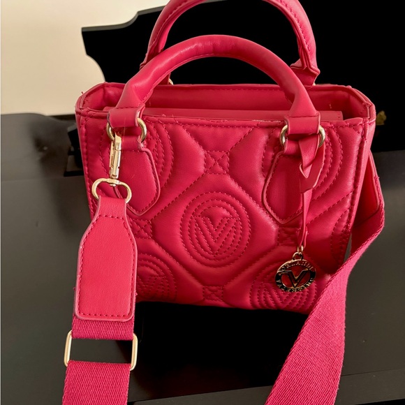 Valentino Orlandi Handbags - Valentino Orlandi Pink Quilted crossbody handbag